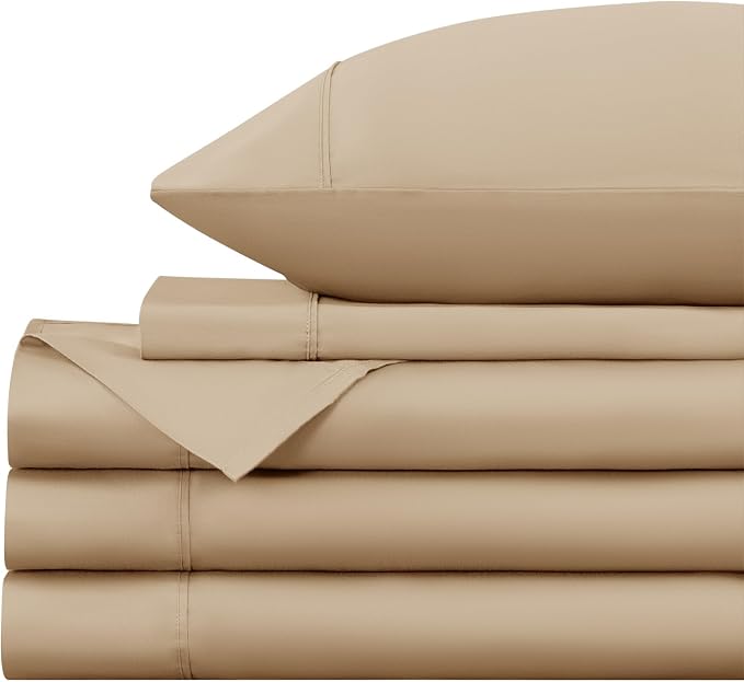 LBRO2M Split King Sheet Sets for Adjustable Bed 1000 Thread Count 100% Egyptian - Image 6