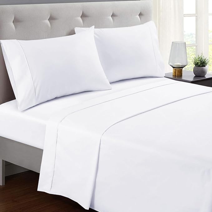 GOLD TEXTILES King Flat Sheet 6 Pack – Brushed Microfiber Top Sheets - Image 2