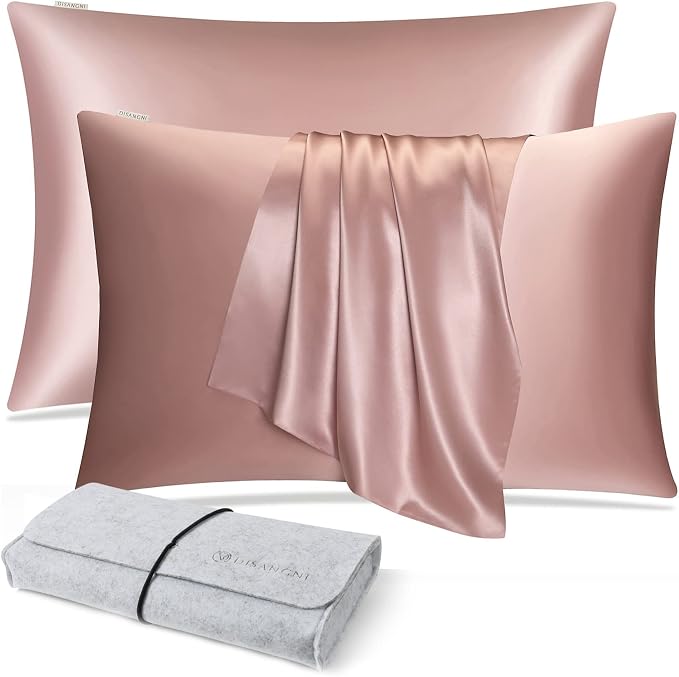 DISANGNI 100% Natural Mulberry Silk Pillow case by DISANGNI