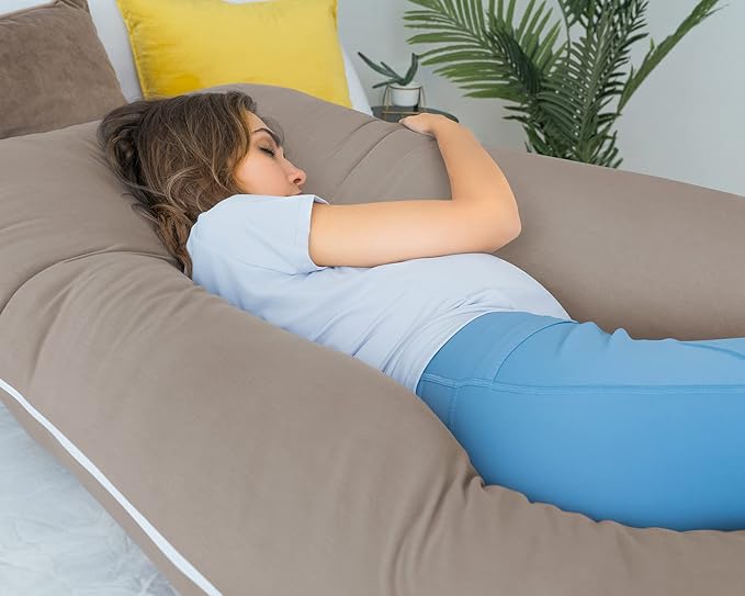 QUEEN ROSE Pregnancy Pillow, U Shaped Full Body Pillows - Image 5