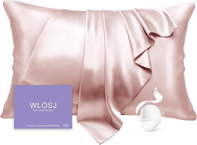 100% Silk Pillow Cases Queen Size Mulberry Silk Pillowcase by WLOSJ