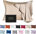 Mulberry Silk Pillowcase for Hair and Skin, Standard Size Cooling Silk Pillow by SIYUAN