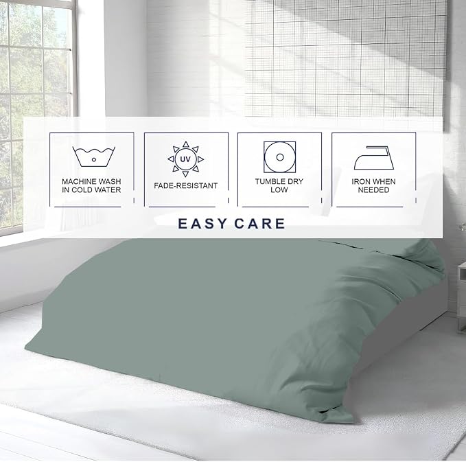 Kotton Culture 120"x98" 1 Pc Oversized King Duvet Cover Only 100% Egyptian - Image 7