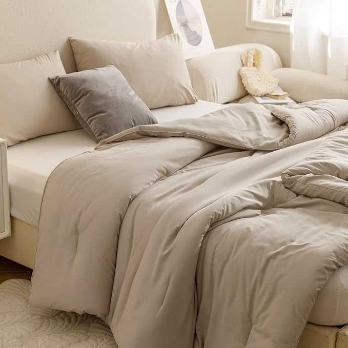 ROSGONIA Alaskan King Comforter 136x120, 1 Extra Large King Size Comforter by ROSGONIA