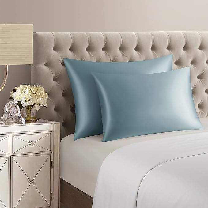 DISANGNI Silk Indulgence Set: Premium 22 Momme Mulberry Silk Pillowcase & Eye - Image 3
