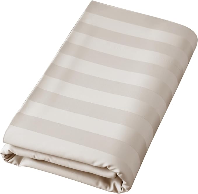 Cotton Flat Sheets Only, 600 TC 100% Cotton Flat Sheet Top Sheet Only, Twin by ShunjieHome