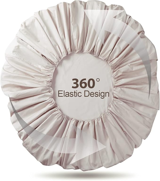 100% Egyptian Cotton Fitted Sheet Twin XL/Split King Size, 600 Thread Count - Image 8