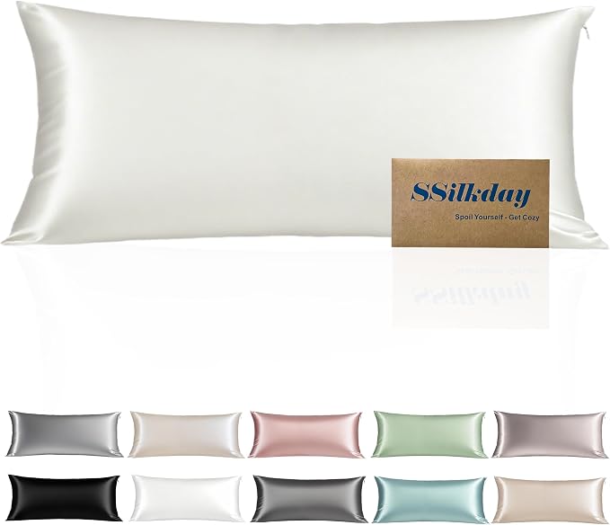 Mulberry Silk Body Pillow Pillowcase by Unknown