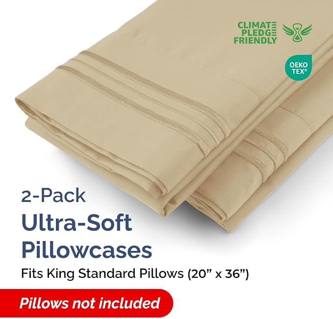 King Standard Pillow Cases Set of 2 - Image 2