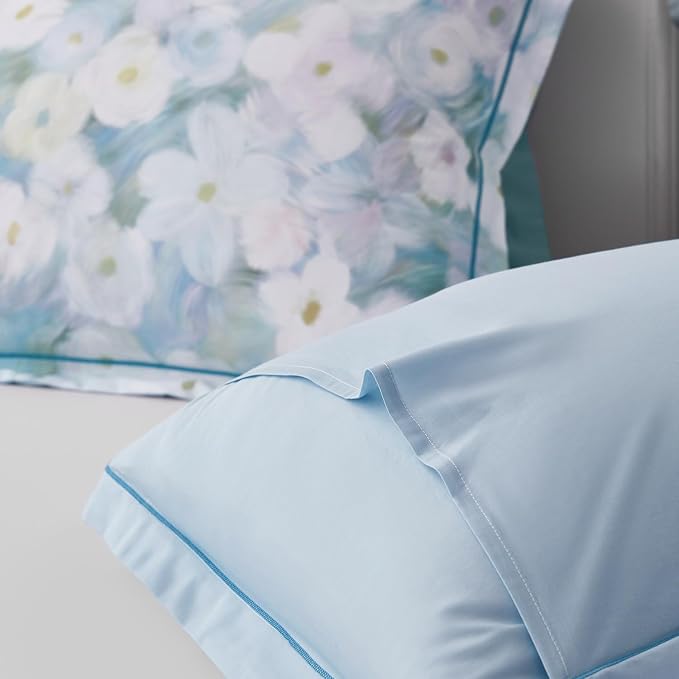 OAITE Duvet Cover Set Queen Size Oil Painting Pattern Ultra Soft 100% Cotton - Image 8