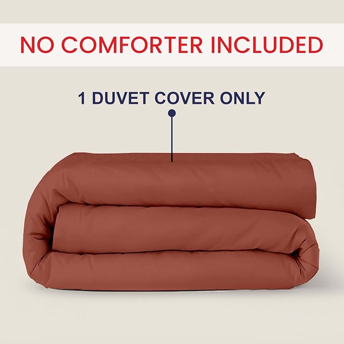Kotton Culture 1 Pc California King Duvet Cover Only-100% Egyptian Cotton 600 - Image 2
