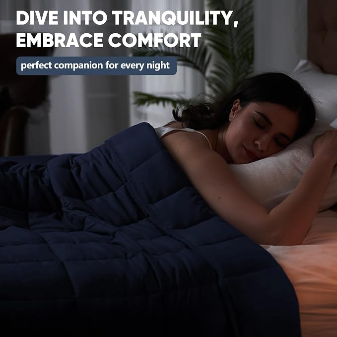 yescool Weighted Blanket for Adults Cooling Heavy Blanket for Sleeping Perfect - Image 7
