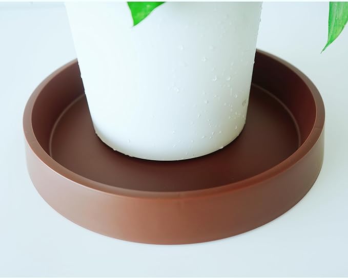 Plant Saucer Tray for Ceramic Plastic Pots, 12 inch Plant Saucers for Indoors - Image 5
