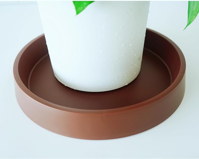 Plant Saucer Tray for Ceramic Plastic Pots, 16 inch Plant Saucers for Indoors - Image 5