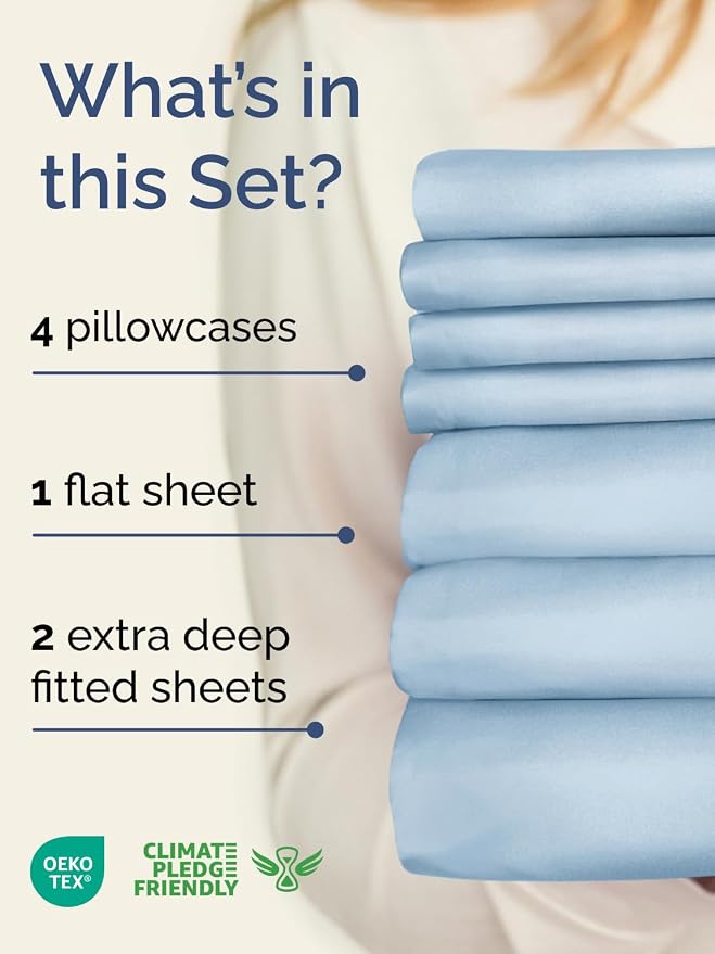 Extra Deep Split King Sheet Set - Image 2