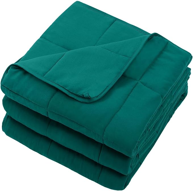 Green Weighted Blanket for Adults 20lbs, King Size Cooling Heavy Throw Blanket - Image 7