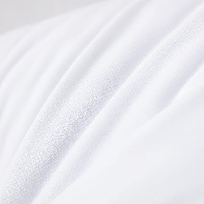 Feather Proof Pillow Protectors 22x22 Pack of 2 Waterproof Soft Bamboo Viscose - Image 6