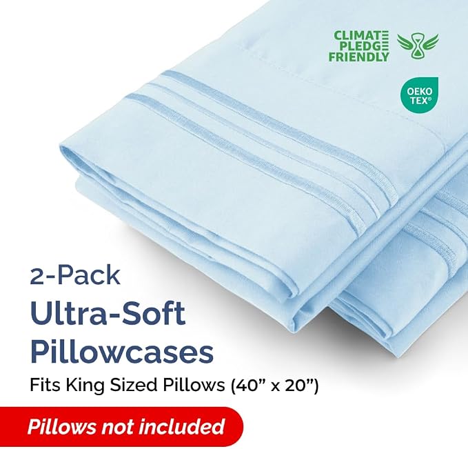 King Pillow Cases Set of 2 - Image 2
