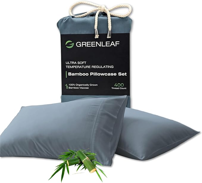 GREENLEAF King Pillow Cases Set of 2 | Ultra-Soft Pillow Covers | Envelope by GreenleafLinens