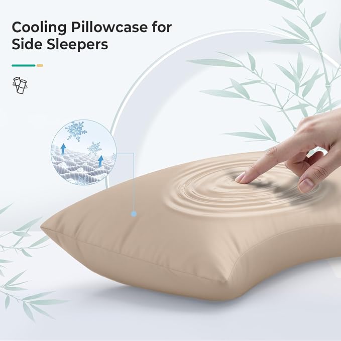Cooling Curved Queen Pillow Case - Image 2