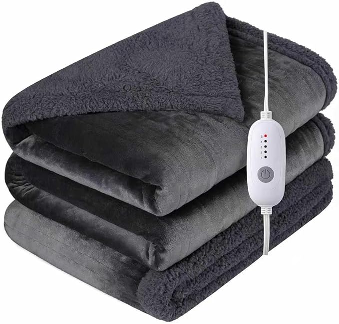 Electric Heated Blanket Full 72"x84" by TICOO