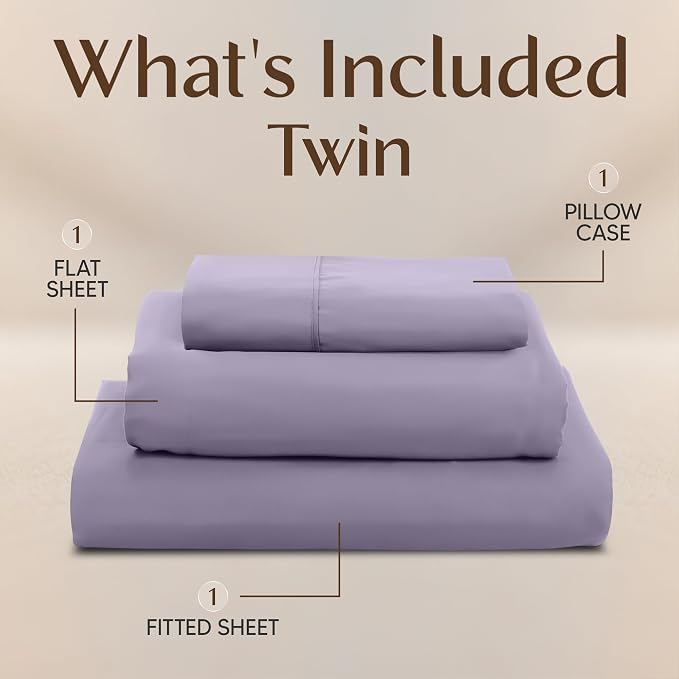 Utopia Bedding Twin Sheet Set – 3 Piece Bed Sheets - Image 3