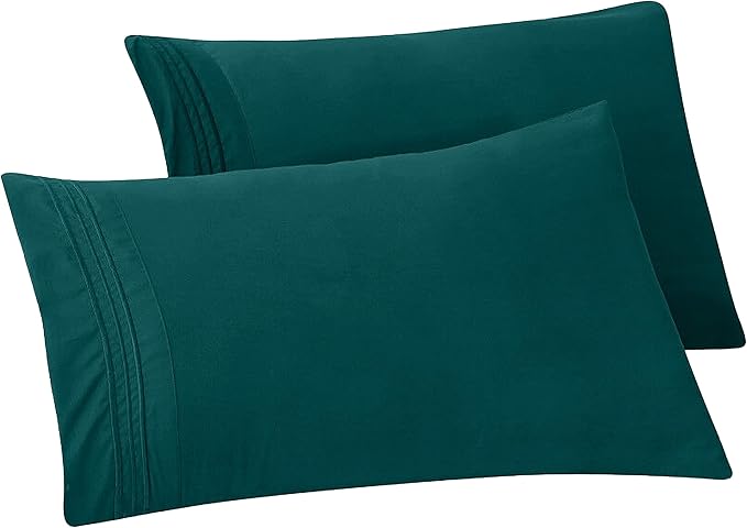Elegant Comfort Solid Pillowcases 1500 Premium Hotel Quality Microfiber by ELEGANTCOMFORT