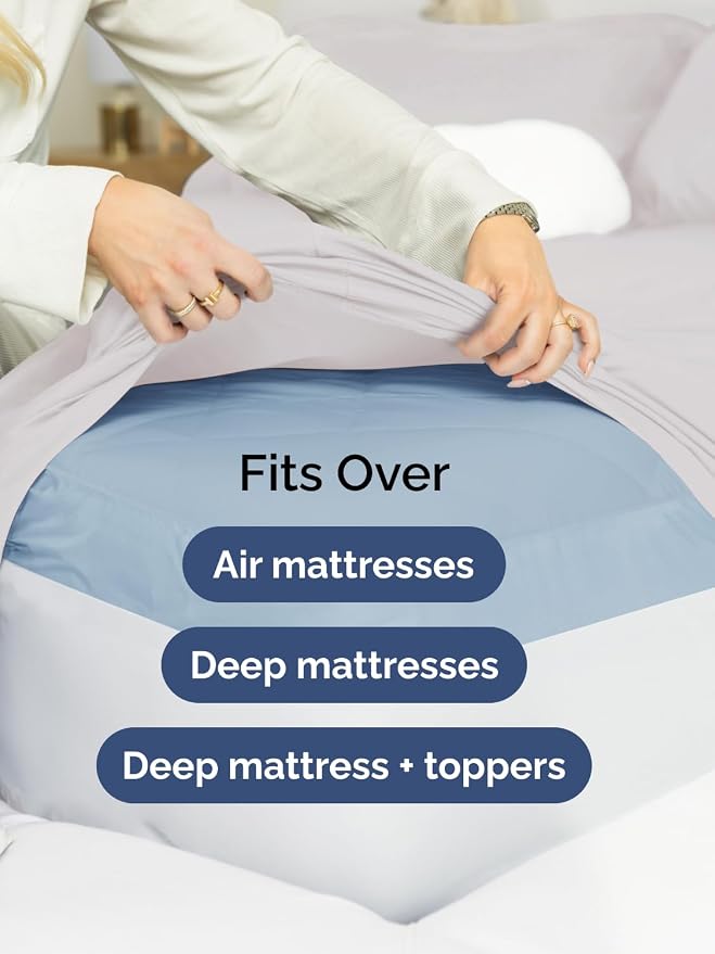 Extra Deep Split King Fitted Sheet - Image 6