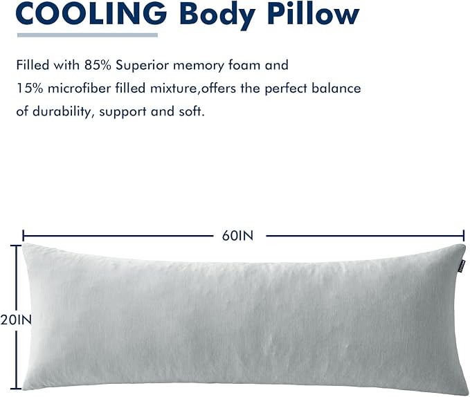 MIULEE Long Body Pillow for Adults - Image 8