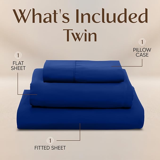 Utopia Bedding Twin Sheet Set – 3 Piece Bed Sheets - Image 3