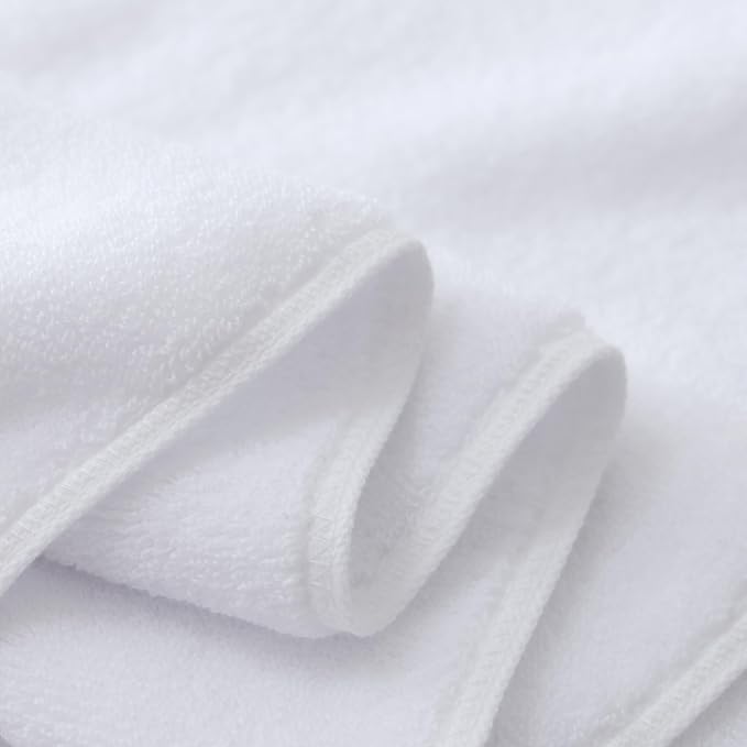 27x55 Bath Towels 100 Percent Cotton 650GSM Luxury Super Soft Absorbent - Image 6