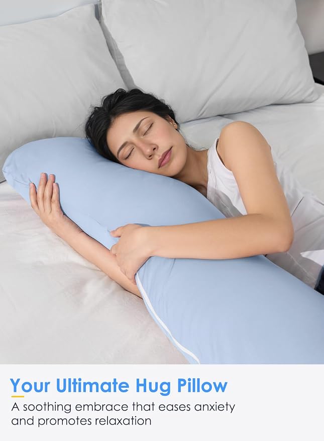 QUEEN ROSE Cooling Body Pillow, Full Body Support Pillow - Image 5