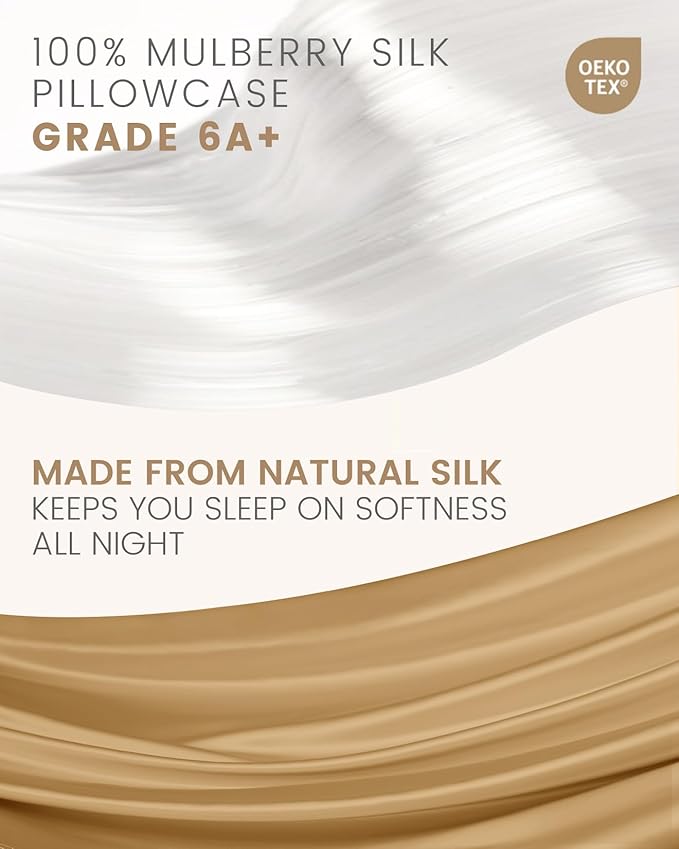 THXSILK Set of 2 Silk Pillowcase - Image 4