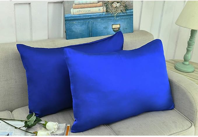 Jocoku 100% Mulberry Silk Pillowcases Set of 2 - Image 2