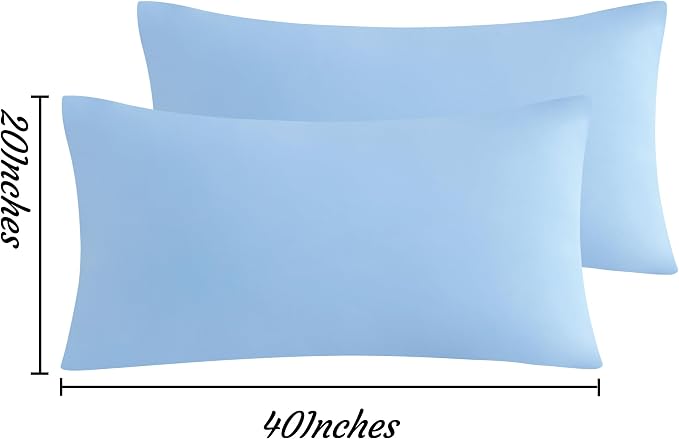 NTBAY King Pillow Cases Set of 2, 2 Pack Brushed Microfiber 20x40 Pillow Cases - Image 6