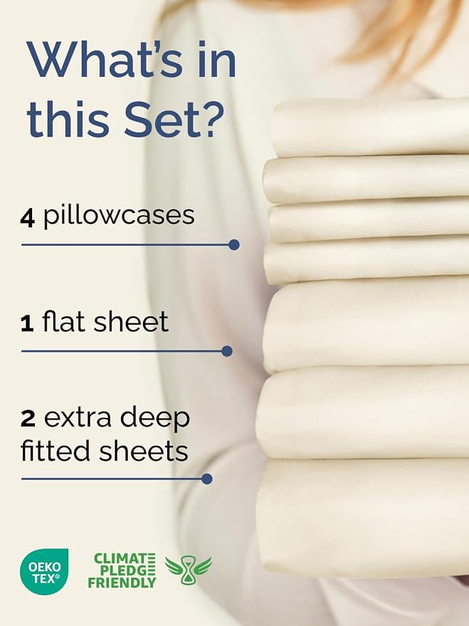 Extra Deep Split King Sheet Set - Image 2