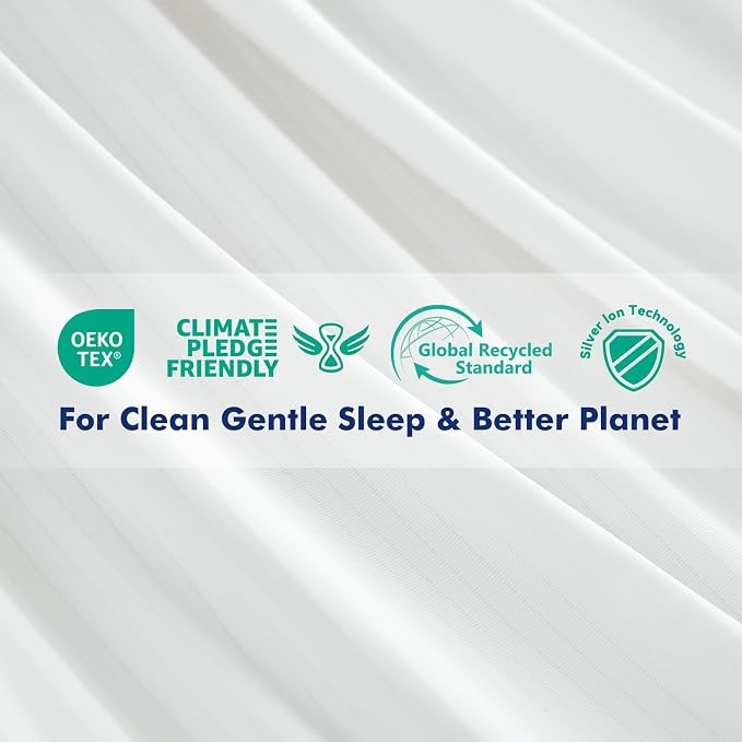 Elegear Cooling Pillow Cases for Hot Sleepers, Soft Silky Pillowcases for Hair - Image 7