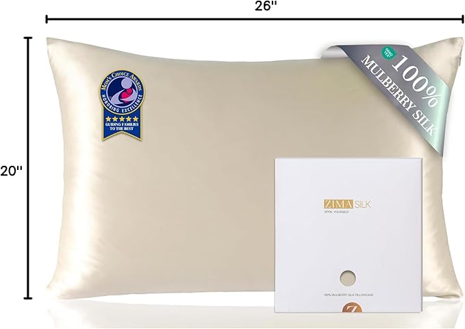 ZIMASILK 100% Pure Mulberry Silk Pillowcase - Image 8