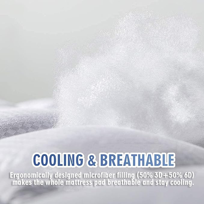 MATBEBY Full XL Mattress Pad - Image 3