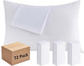 White Pillowcases Standard Size 72 Pack by Culve