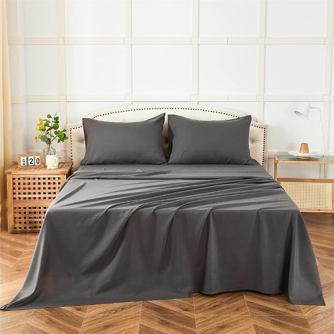 ILAVANDE King Size Sheets Set 4 Piece, Hotel Luxury Super Soft 1800 Series - Image 2