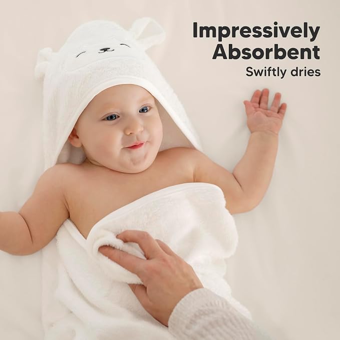 KeaBabies Hooded Baby Towel for Newborn - Image 5
