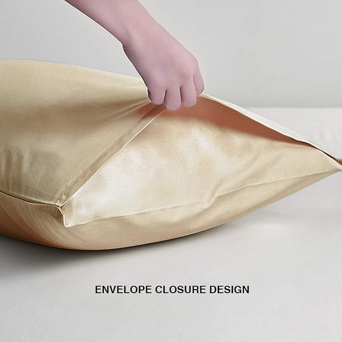 FLXXIE Pillow Cases Queen, Soft Microfiber Pillow Covers - Image 3