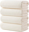 ecolook 4 Pack Microfiber Bath Towels, 31 x 63 inches Extra Large Bath Towel Set by Unknown