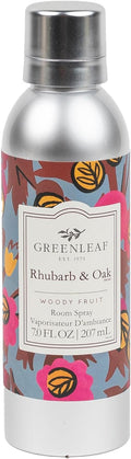 Greenleaf Gifts Rhubarb & Oak Scented Room Air Freshener Spray | Non-Aerosol 7 by GreenleafGifts