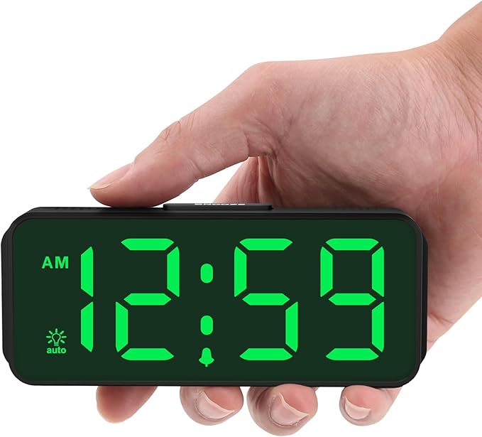 Peakeep Small Battery Powered Digital Alarm Clocks by PEAKEEP