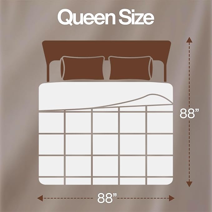 Utopia Bedding Comforter Duvet Insert, Quilted Comforter - Image 2