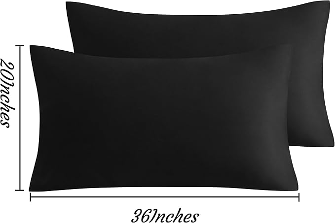 NTBAY King Pillow Cases Set of 2, 2 Pack Brushed Microfiber 20x36 Pillow Cases - Image 3