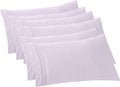 Elegant Comfort 6-PACK Solid Pillowcases 1500 Premium Hotel Quality Microfiber by ELEGANTCOMFORT