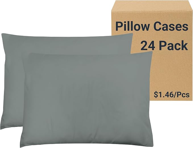ZPECC Pillow Cases Bulk 24 Pack by ZPECC-ABrandThatHasBeenFocusedOnBabyProductsFor18Years